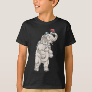 T-shirt Éléphant Marin Chapeau de marin