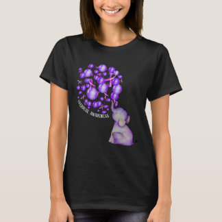 T-shirt Eléphant Poussant Des Lons Violets Surdose