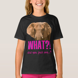 T-shirt Éléphant Qu'avez-vous dit?