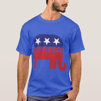 T-shirt Éléphant républicain du Mississippi