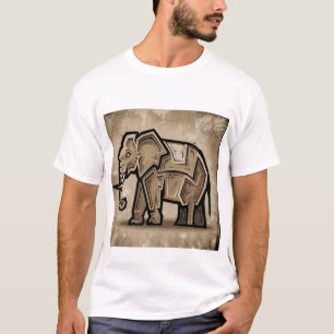 T-shirt Eléphant stylisé