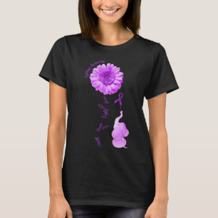 T-shirt Elephant Tournesol Foi Espoir Combattre Amour Épil