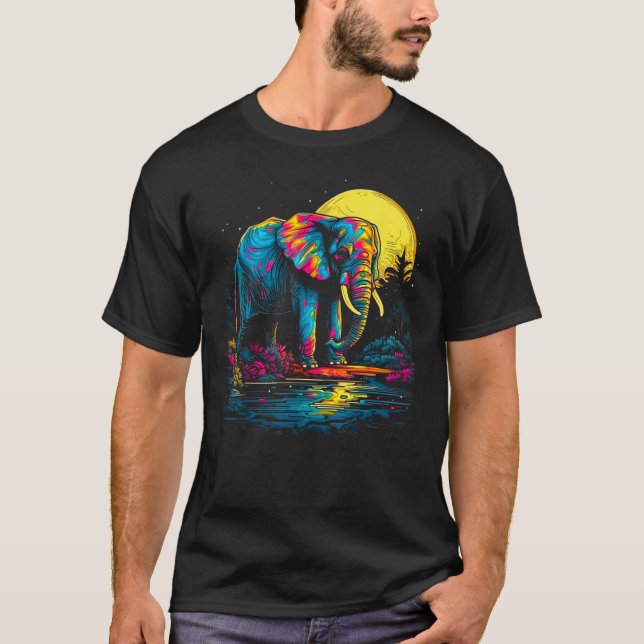 T-shirt Elephant Wilderness (Devant)