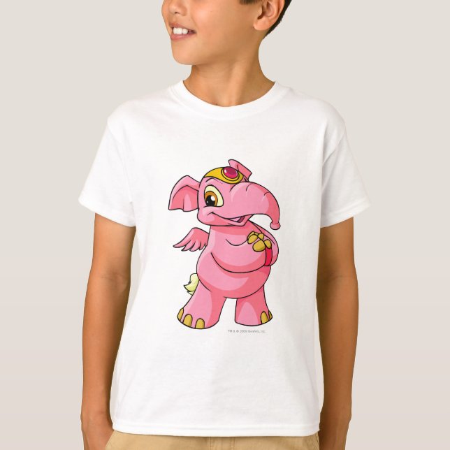T-shirt Elephante rose (Devant)