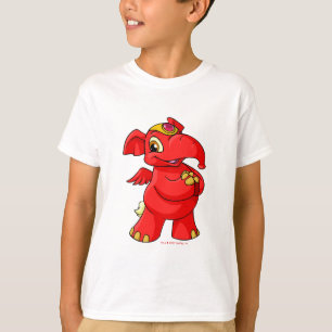 T-shirt Elephante rouge joyeux