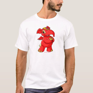 T-shirt Elephante rouge joyeux