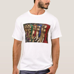 T-shirt Éléphants dorés