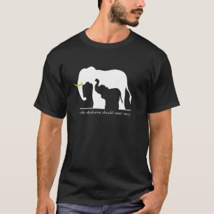 T-shirt Éléphants et ivoire