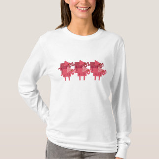 T-shirt ÉLÉPHANTS roses