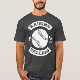 T-shirt Élevage Ballers de baseball Softball Athlètes Pare
