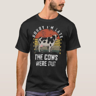 T-shirt Élevage de vaches de ferme Animal de ferme Agric