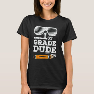 T-shirt Élève de 1re année mec 1er jour de rentrée scolair