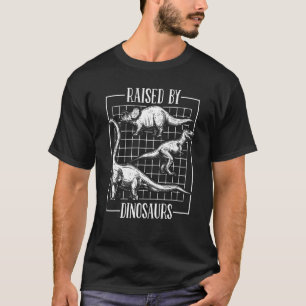 T-shirt Élevé Par Dinosaures Préhistorique Lizard Adulte D