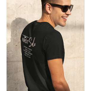 T-shirt Élève Pilote Premier Vol Solo & Avion Personnalisé