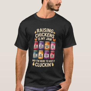 T-shirt Élever des poules est mon truc drôle Poulaillier d