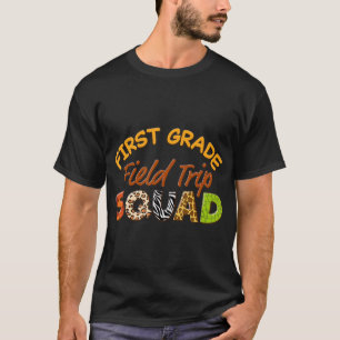 T-shirt Élèves de première année École Zoo Field Trip Squa