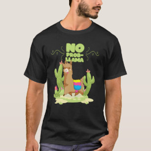 T-shirt Éleveur d'Alpaca Vicuña Guanaco Llama sans problèm