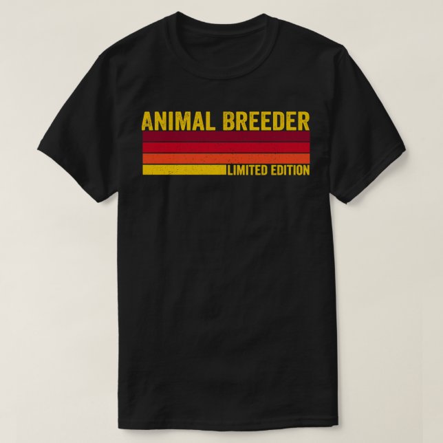 T-shirt éleveur d'animaux (Design devant)