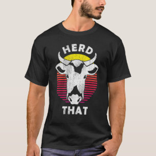 T-shirt Éleveur de bétail tha pour agriculteurs et vache