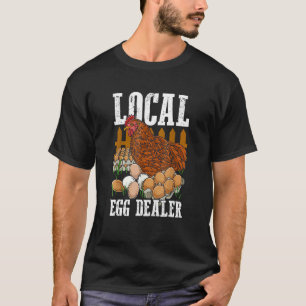 T-shirt Éleveur de poulets de ferme de négociant en œufs l