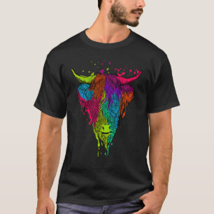 T-shirt Éleveur de vaches Highland écossaises Chuchoteur d