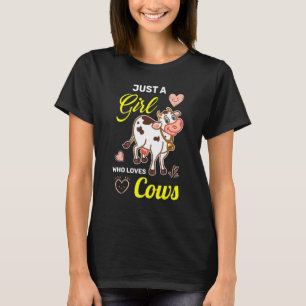 T-shirt Éleveuse Animale Femme Juste Une Fille Qui Aime Va