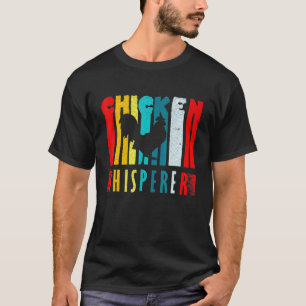 T-shirt Éleveuse de poulets rétro Chuchoteuse de poulets