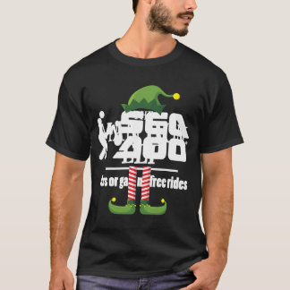 T-shirt Elf avec chignon pour groupe familial assorti pour