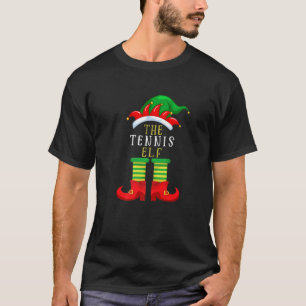 T-shirt Elf de Tennis Noël drôle Famille correspondant Xma