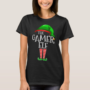 T-shirt Elf Family Matching Group Christmas Gig Vidéo Cade
