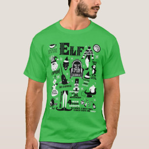 T-shirt Elf Icons and Movie Quotes