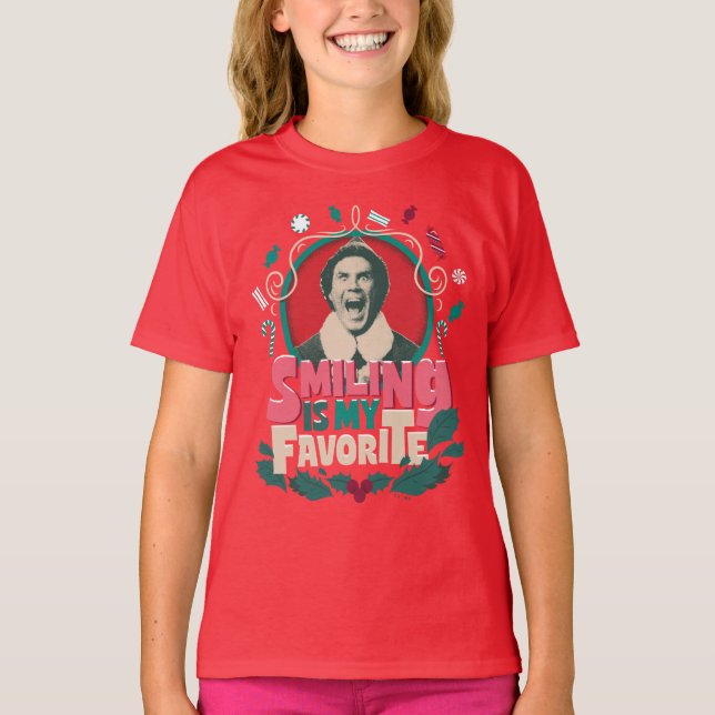 T-shirt Elf - Sourire est mon préféré (Devant)