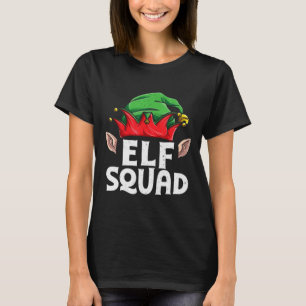 T-shirt Elf Squad Noël Amusant Elfes Famille Correspondant