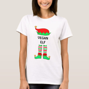 T-shirt Elf Vegan moderne de Noël