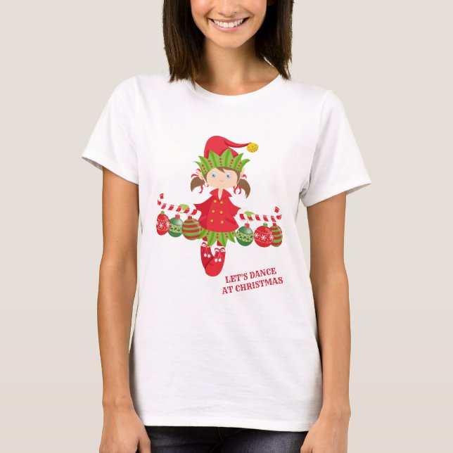 T-shirt Elfe de la fille dansante (Devant)