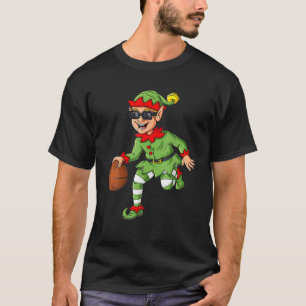 T-shirt Elfe de Noël Conduit Un Basket-ball Funny Garçons 