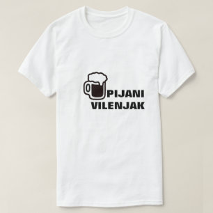T-shirt Elfe ivre en bosniaque, Pijani vilenjak