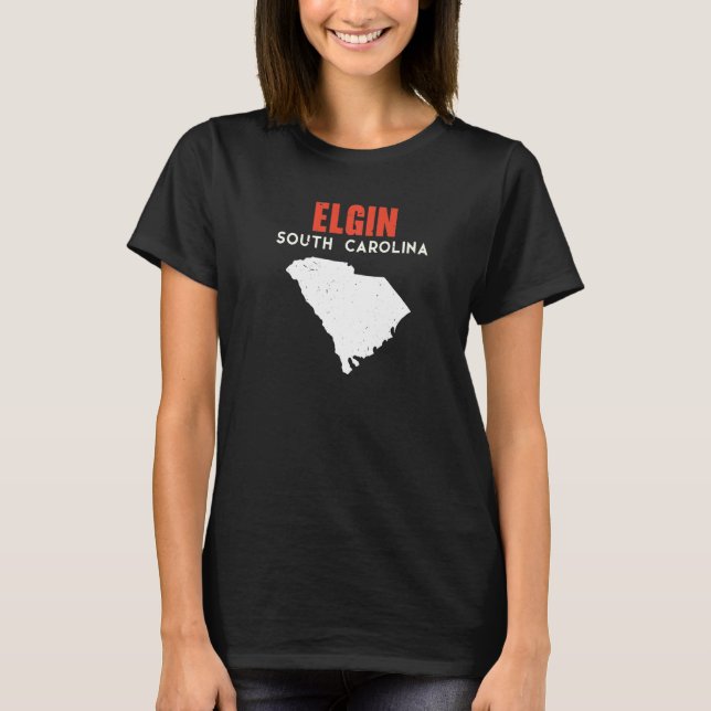 T-shirt Elgin South Carolina USA State America Travel (Devant)