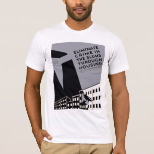 T-shirt Éliminer La Criminalité Dans Les Bidons