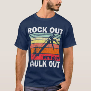 T-shirt Éliminer le roc avec votre travailleur de constru
