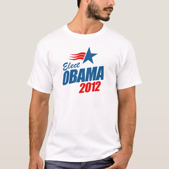 T-shirt Élisez Obama 2012 (Devant)
