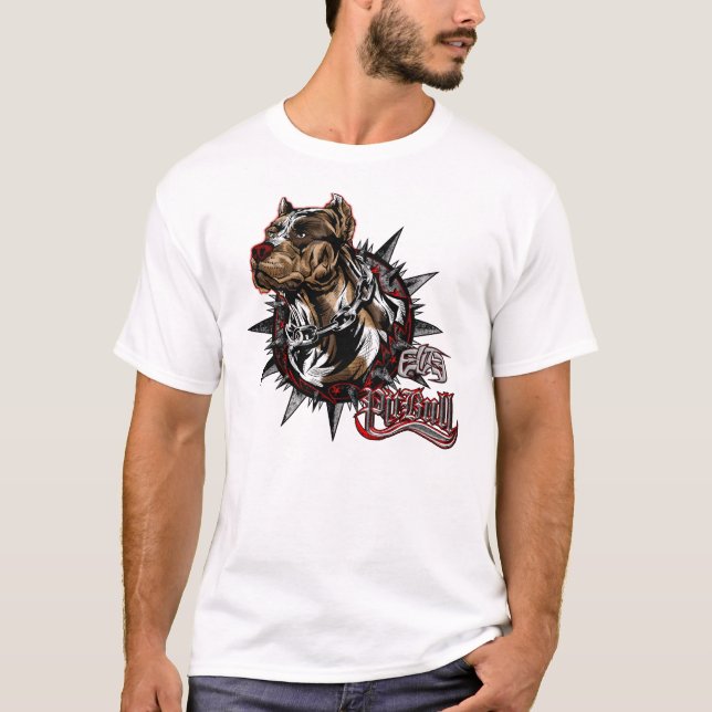 T-SHIRT ELITE PITBULL CLASSIQUE (Devant)