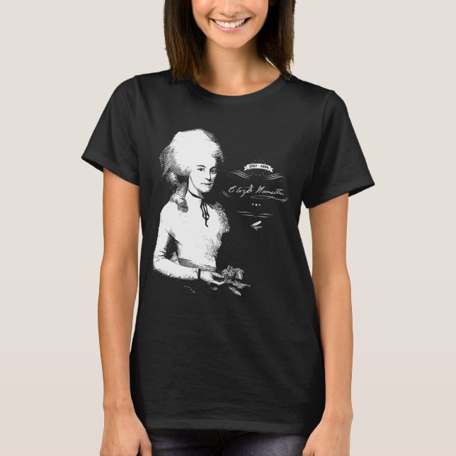 T-shirt Eliza Hamilton Alexander Elizabeth Accessories Art (Devant)