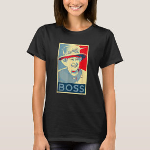 T-shirt Elizabeth Boss Son Altesse Royale La Reine D'Angle