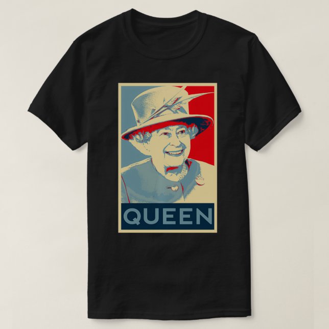 T-shirt Elizabeth Her Royal Highness Queen of England Pull (Design devant)