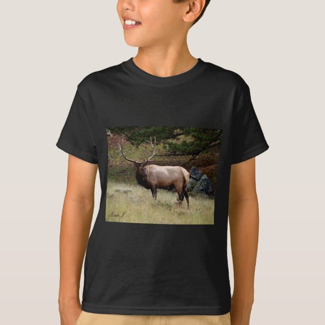 T-shirt Elk dans le désert (Devant)