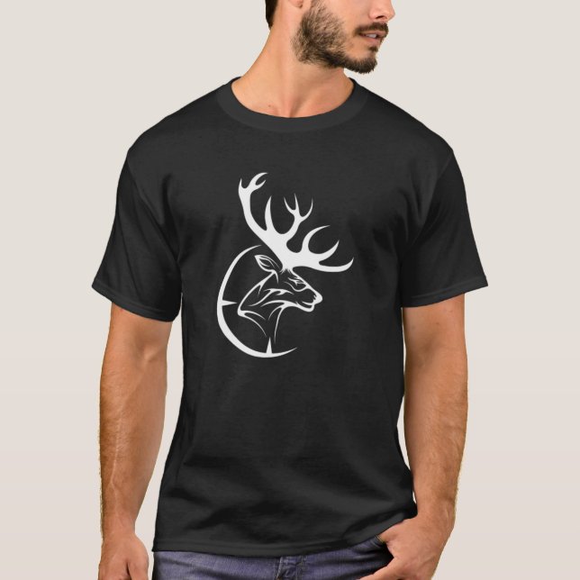 T-shirt ELK Hunter, Deer Hunter, Chasse aux Bow, Pêche, Bo (Devant)