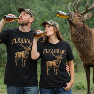 T-shirt Elkaholic : Sauvage au coeur