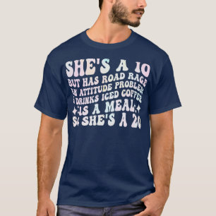 T-shirt elle a 10 ans mais a la rage routière un problème
