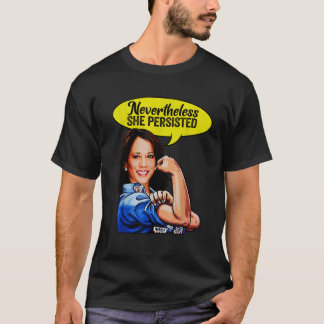 T-shirt Elle A Néanmoins Persisté Kamala Harris Graphic F